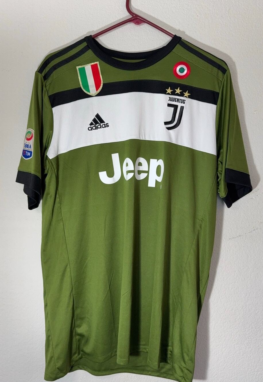 Juventus Dybala 10 Jersey XL Adidas 2017/18 Third Kit Serie A Patch NWT Soccer